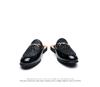 2023 Men's British Style Slip-On Sandals, Half-Open Toe, Closed-Toe, No-Back, Small Leather Shoes