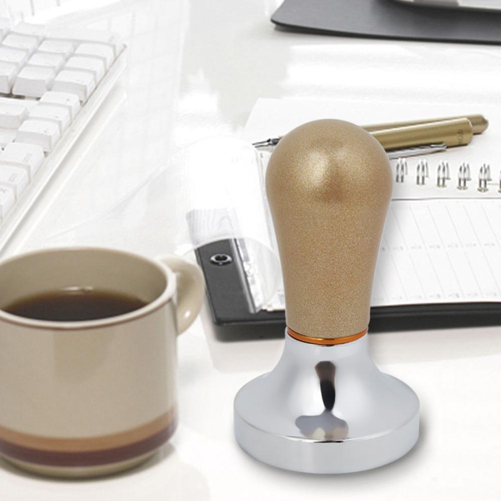 Aluminum Material Aluminum Coffee Tamper Gold Color Espresso Tamper  Espresso Making