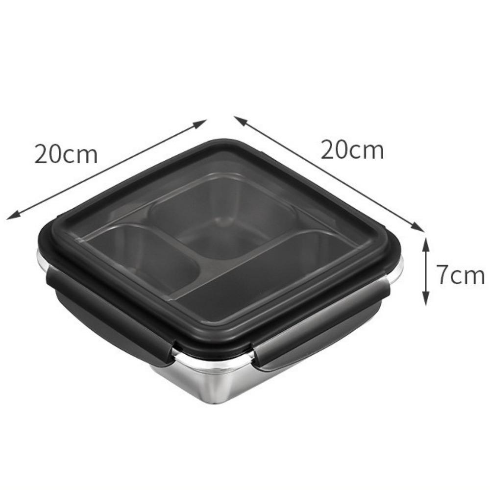 Stainless Steel Lunch Box Leakproof Food Container Microwave Oven Bento Box School/Office