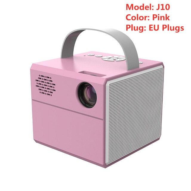 J10 Mini projecteur PK Q2 enfants portable HDMI compatible projecteur éducation Mini LED Home Beamer pour cadeau de Noël