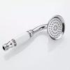 Rose Gold Stainless Steel European-Style Handheld Shower Head with Antique Black Finish