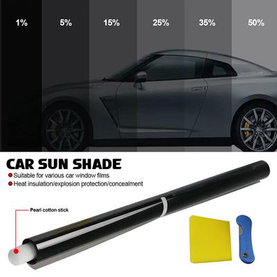 300*50CM Car Window Privacy Tint Film with Pearl Stick Auto Vinyl Anti Look Glass Sticker Foils Ceramic Solar UV Protector Sunshade