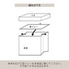 [BLKP] Pearl Metal Storage Stool Box with Lid, Ottoman Chair, Folding, Small, Black, N-7899