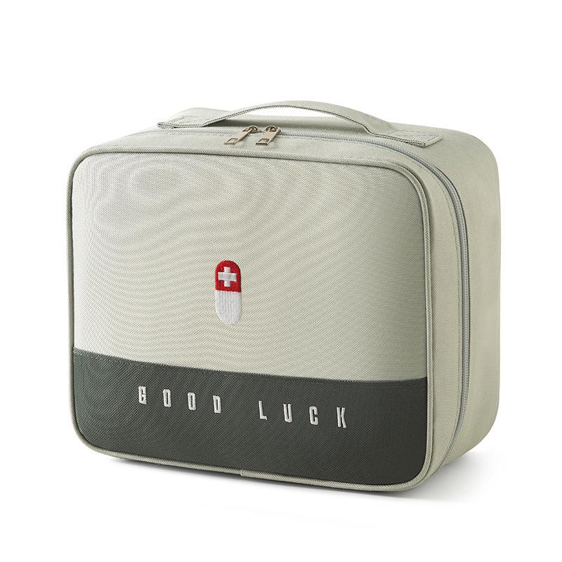 

Водонепроницаемая портативная медицинская сумка: Ручной аварийный и аптечный набор для хранения Small 14.5*3*11.5cm серый