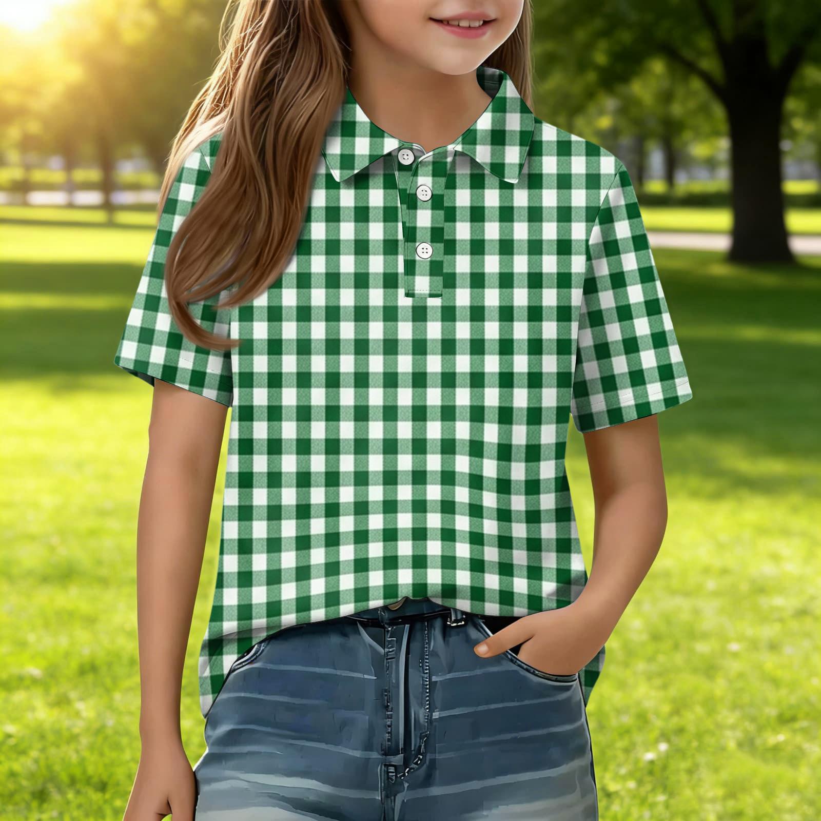

Children s Daily Casual Short-sleeved Print Tops T-shirts Shirts 110 армия зеленый