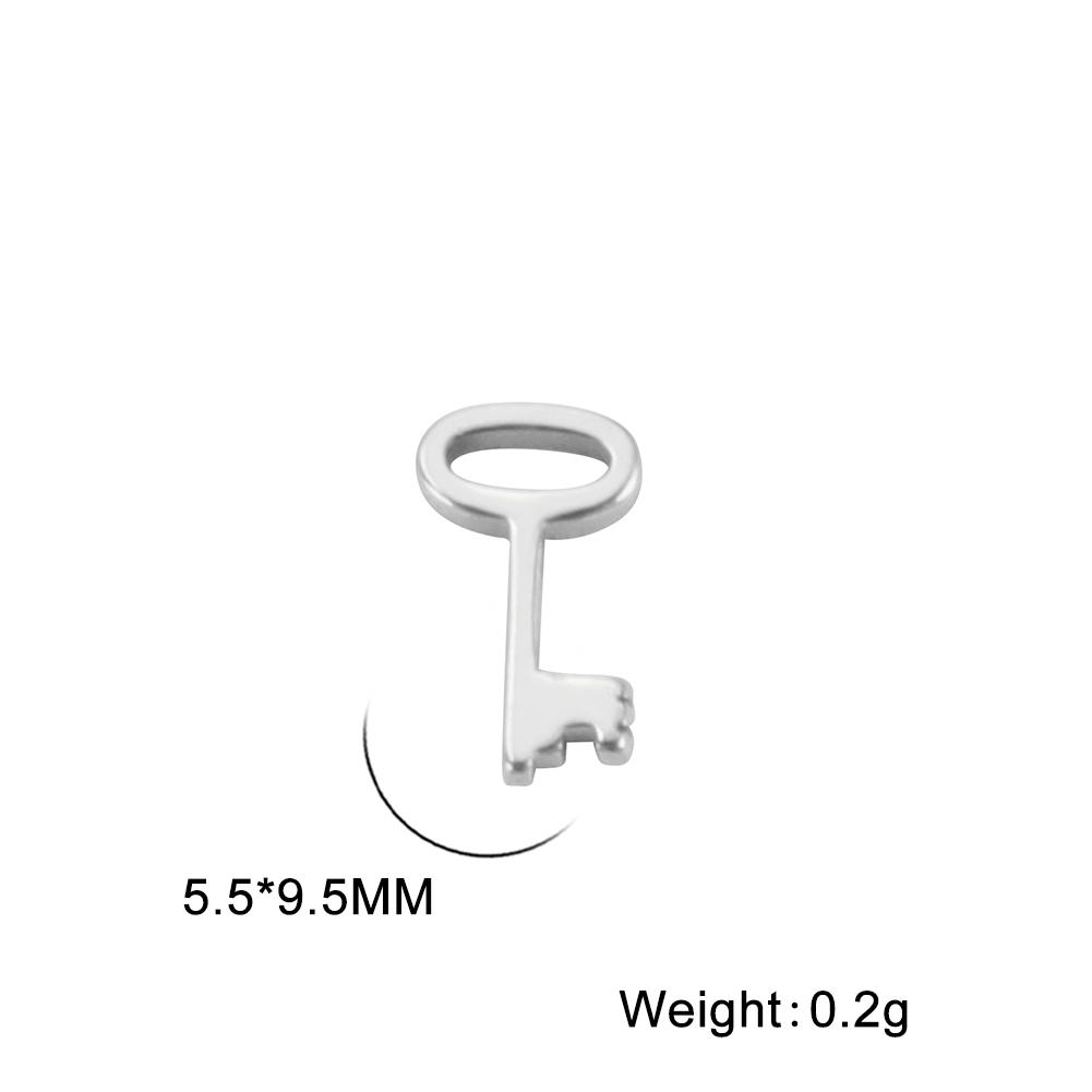 Teamer 10pcs Charms for Jewelry Making DIY Jewelry Accessories Stainless Steel Heart Ball Pendant for Bracelet Necklace Earrings
