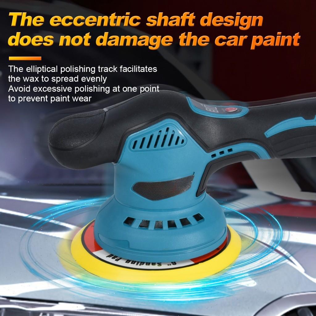 Multiple Speed Adjustable Handheld Sander Automobiles Waxing Power Tool Cordless Portable Electric Car Polisher