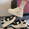 Height-increasing little white shoes women's muffin board shoes trendy versatile small casual shoes classic panda sneakers