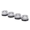 4PCS Electric Guitar Knob Plastic 6mm Inner Diameter Guitar Speed Control Volume Tone Knob