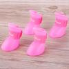 4Pcs Pet WaterProof Rainshoe Anti-slip Rubber Boot for Small Medium Large Dogs Cats Outdoor Shoe Dog Ankle Boots Pet Accessories