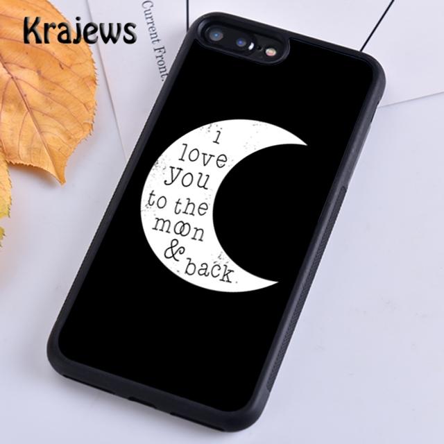 I Love You To The Moon And Back Phone Case Cover For iPhone 17 Air 16 15 14 Plus 12 13 Pro Max Fundas