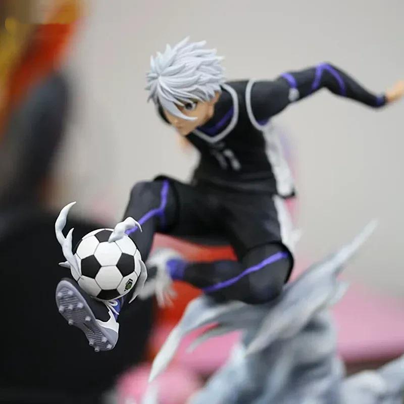 21cm Μπλε Κλείδωμα Nagi Seishiro Φιγούρα Δράσης Δυναμική Στάση Σκοποβολής Άγαλμα Μοντέλο Anime Παιχνίδι Διακοσμητικό Γραφείου Δώρο Για Φίλους Ποδοσφαίρου