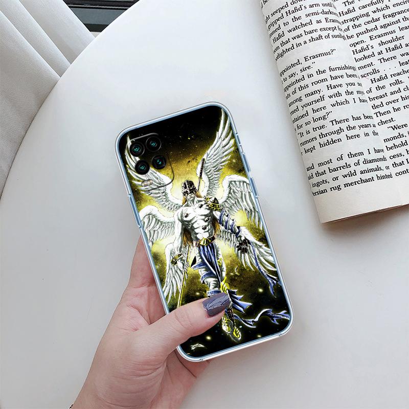 Angel D-Digimons Transparent Phone Case for Motorola Moto G7 G8 G9 G84 G85 G73 G24 G15 Z2 Play Power Plus