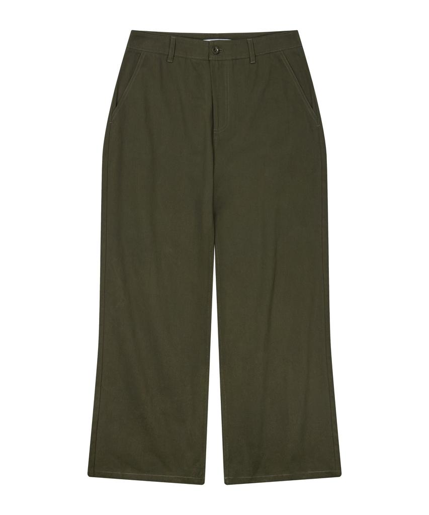 FERNOV Essential Semi-Wide Chino Pants Khaki