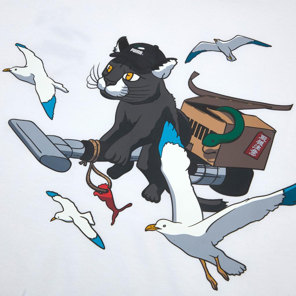 New PUMA SS25 SS GF TEE PARO T Shirt Unisex White 631253-02