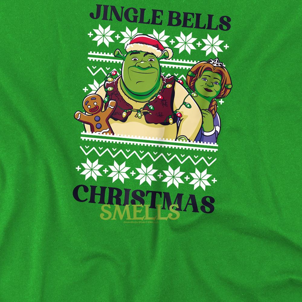 Shrek Childrens/Kids Smells Christmas Jumper T-Shirt