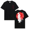 New Japan Samurai Spirit T Shirts Japanese Style Back Print Men Cotton Tshirt Anime T-shirt Bushido Male Gifts Tees Streetwear