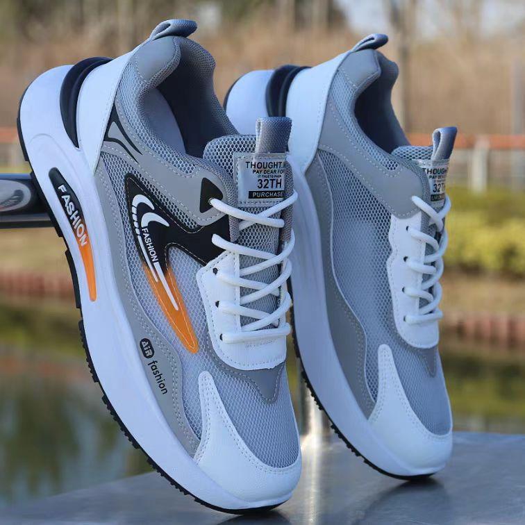 Spring and summer new mesh shoes ultra-light, breathable, deodorant and wear-resistant sports shoes ins casual