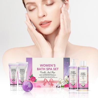 Bath Set Teacher Gifts Mother's Day  For Women 5 Piece  Set 430ml