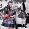 Milky Time Damen Lolita Dienstmädchen Halloween Kostüm, Dunkelschwarz (M)