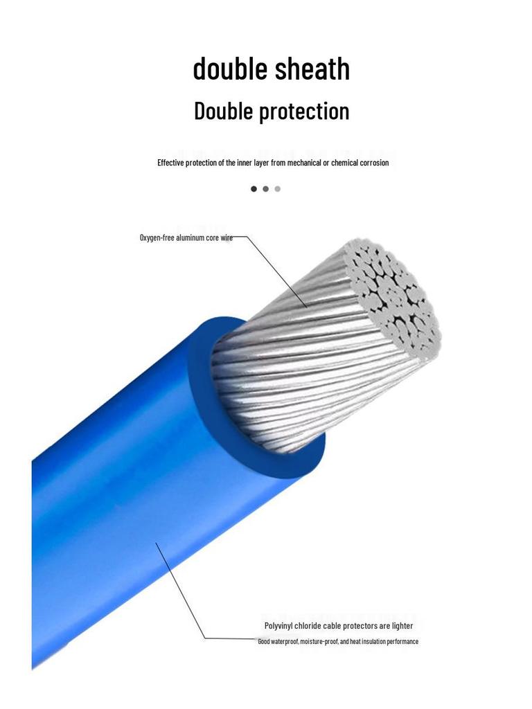 Guicheng Flame Retardant BLV Pure Aluminum Wire: Single Core, 2.5-16mm², Rigid, Household Use