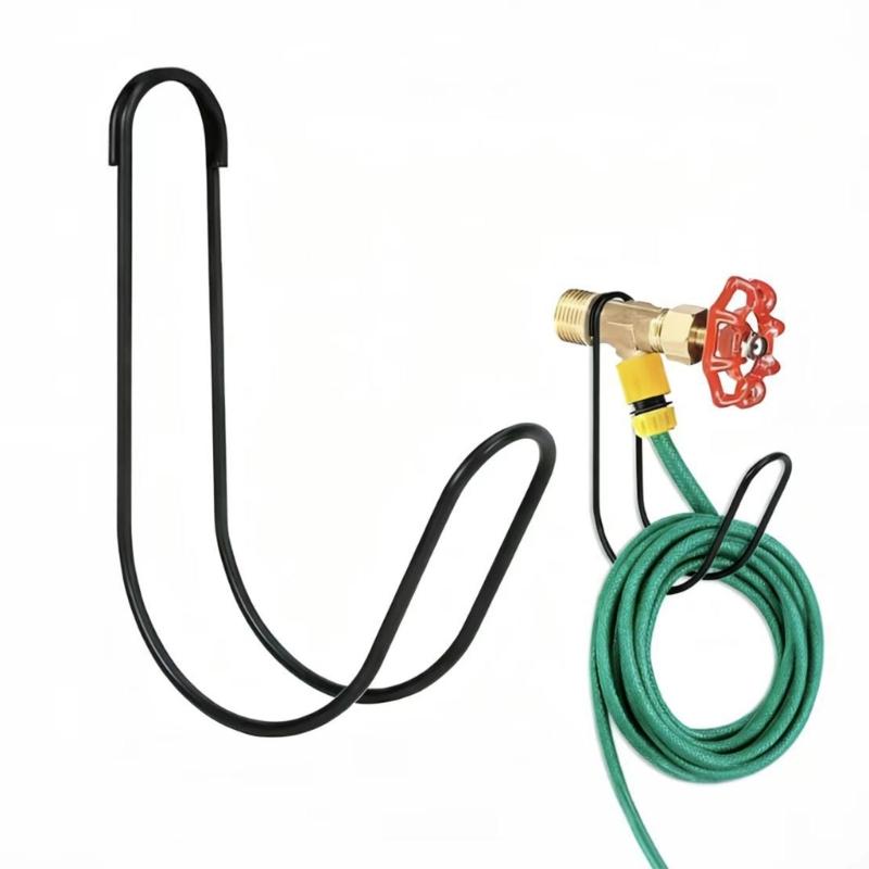 Rust Resistant Outdoor Hose Hook Easy Installation Storage Hanger For Hanging Garden Hoses And Other Items