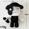 2026 New Two-Times Veeronica Plush Toy Cute Death Artful Black And White Face With Mask Stuffed Doll For Kid Birthday Gifts