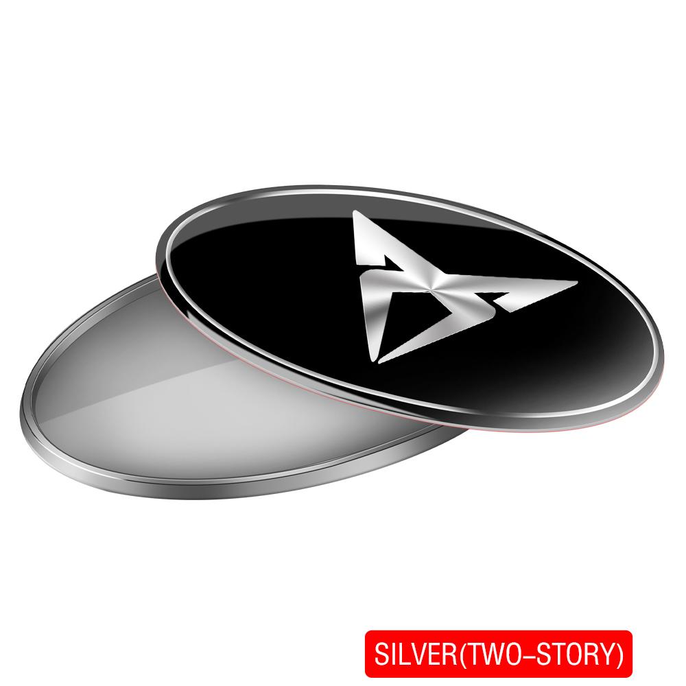 NBNY6 1Pcs Car Door Aluminum Emblem Trunk Logo Stickers For Seat Leon Mk1 Mk2 Ateca Altea Arosa Ibiza 6j Ahambra FR Toledo Accessories