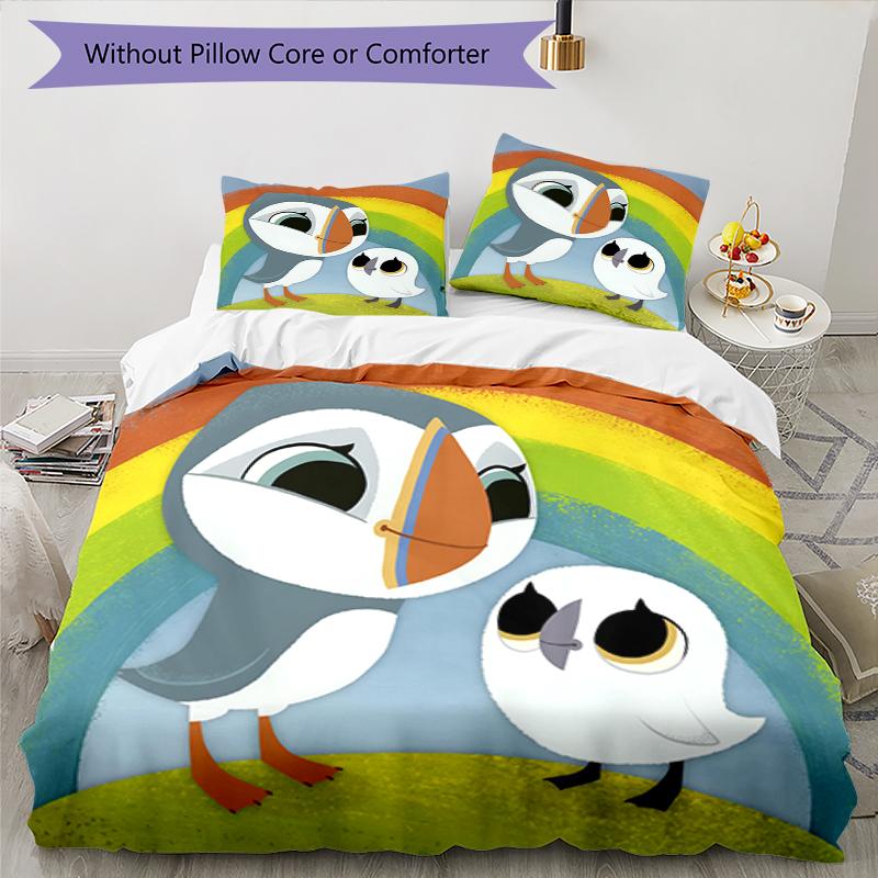 3pcs maya the bee Bedding Set Duvet Cover Closure Includes 1 Duvet Cover & 2 Pillowcases, Soft and Comfortable for All Seasons.