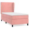 3129062 vidaXL Lit à sommier tapissier et matelas Rose 80x200 cm Velours