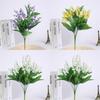 Beautifully Crafted 7 Branch Fake Lily Of The Valley Bouquet For Luxurious Event Decoration