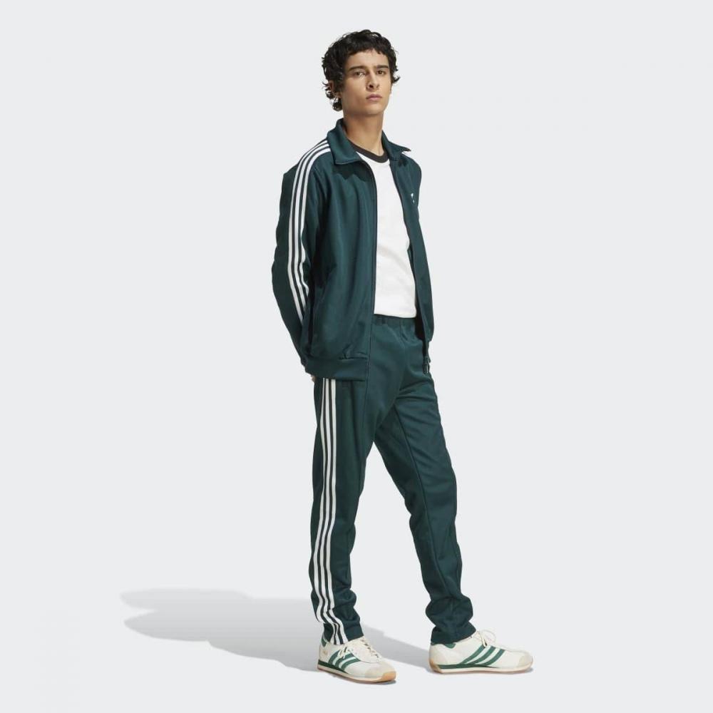 Adidas Beckenbauer Track Top Green Slim Fit Jy1280