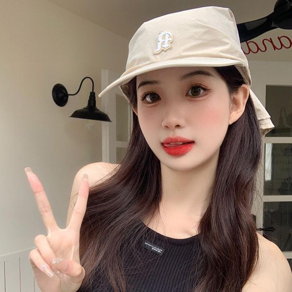 Quick Drying Headscarf Caps UV Neck Protection Peaked Cap Sun Hat for Women Spring and Summer
