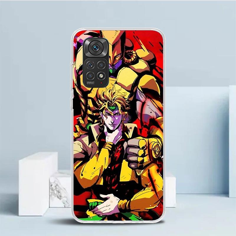 JoJo Bizarre Adventure Phone Case For Xiaomi Redmi Note 15 14 14S 13 12S 12 Pro Plus 11S 11 11T 11E 10S 10 + Soft TPU Back Cover