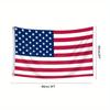 1pc, USA National Flag, 2X3Ft (60X90Cm) / 3X5Ft (90X150Cm), 2 Grommets, One-Side Print, Vivid Color, for Party, Activities, Business, Bar, School, Off