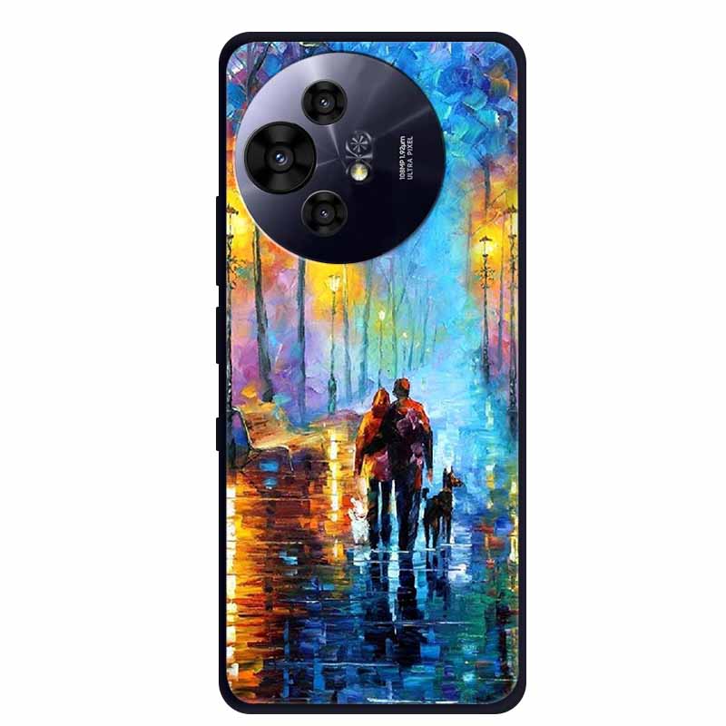 For TCL 50 Pro NxtPaper 5G Case Black Silicone Cover for 50 Pro NxtPaper Protective Shell Coque for TCL 50 NxtPaper 5G TPU Cases