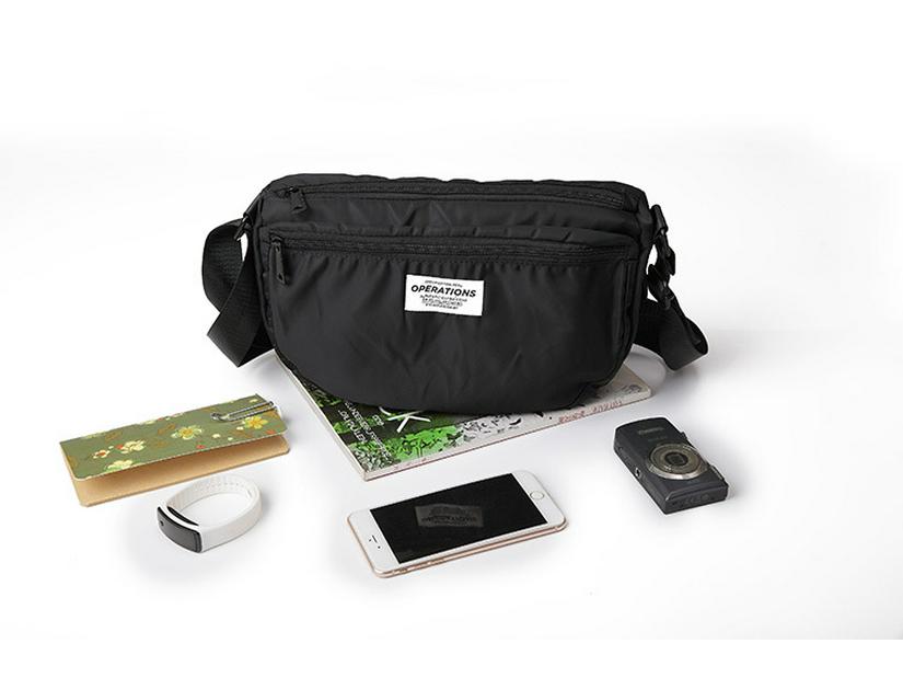 Sac de vélo Oxford imperméable pour hommes - Sac messager et sac à bandoulière décontracté de style japonais