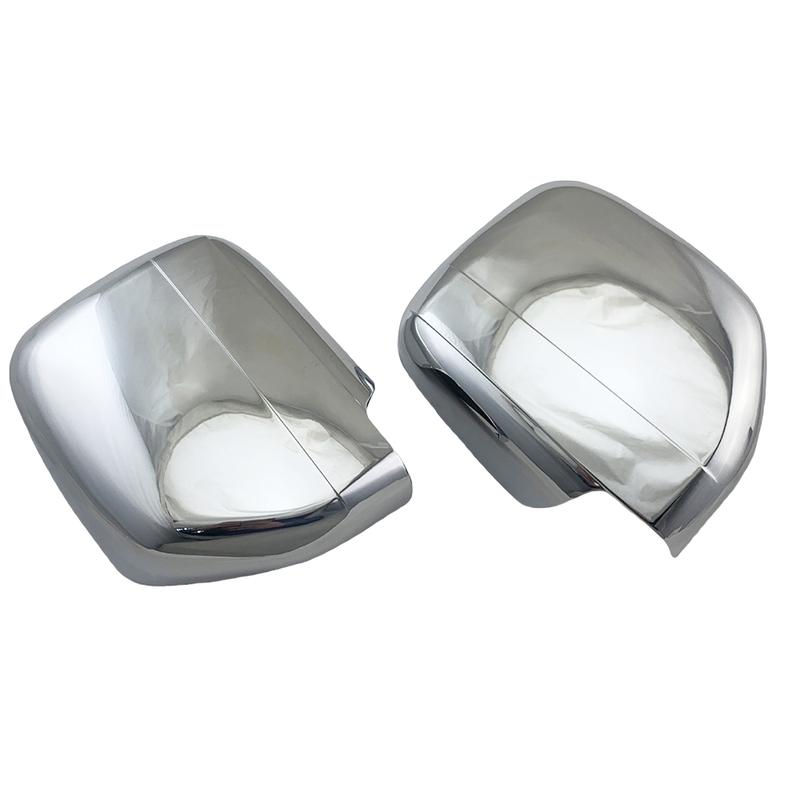 ABS Chrome Plated Silver Car Door Mirror Cover For Toyota Land Cruiser Prado FJ90 1997 - 2002 Car Accessories Exterior Decorate