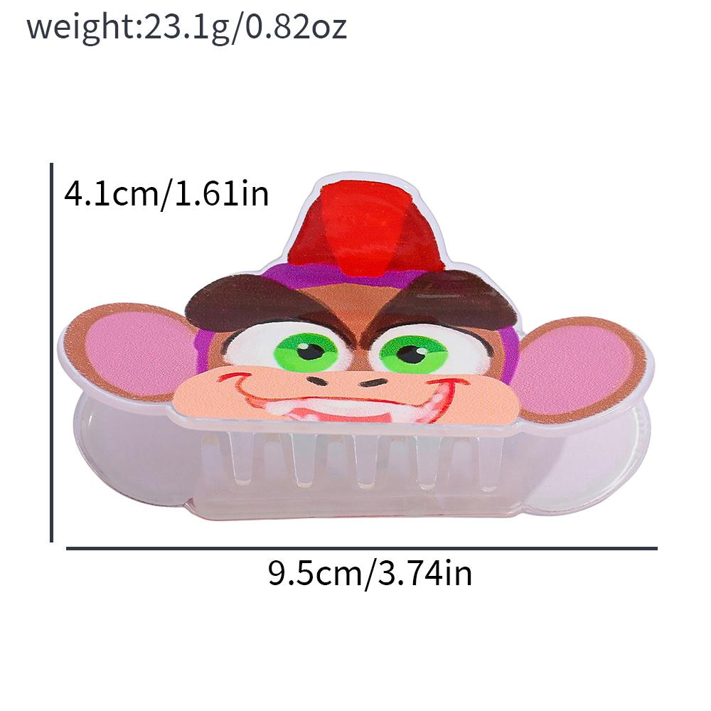

Cartoon Monkey Hair Claw Cute Sweet Hair Clip Didi Styling Hair Gripper Daily Practical Hair Accessories Hair Claw Clip