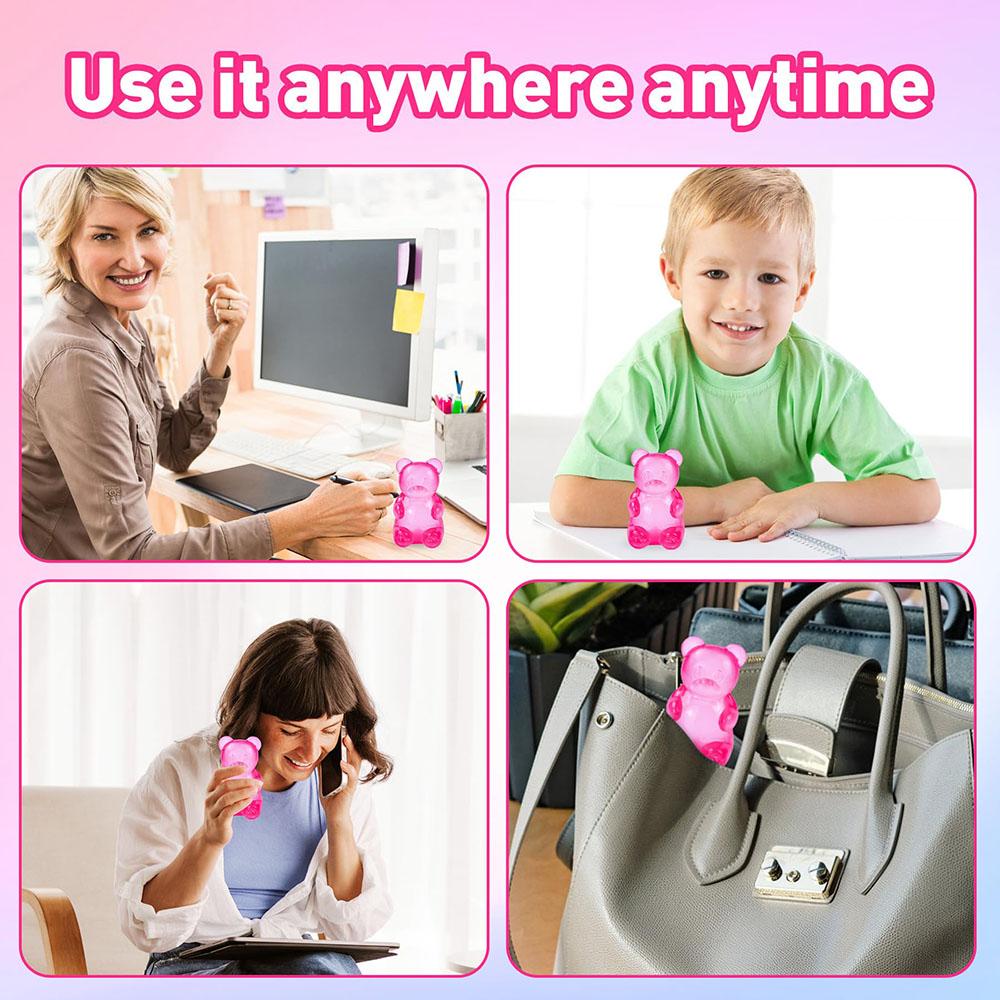 Bear Sensory Fidget Toy Cube Stress Relief Anxiety Sensory Toy For Focus Adhd & Calming Party Gifts