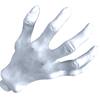 Yousheng 2Pcs Artificial Creepy Plastic Hands Bar Haunted House Decoration Halloween Prop
