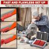 7pcs Different Thickness Setup Blocks Height Gauge Set Red Adjustable Height Gauge  Table Saw