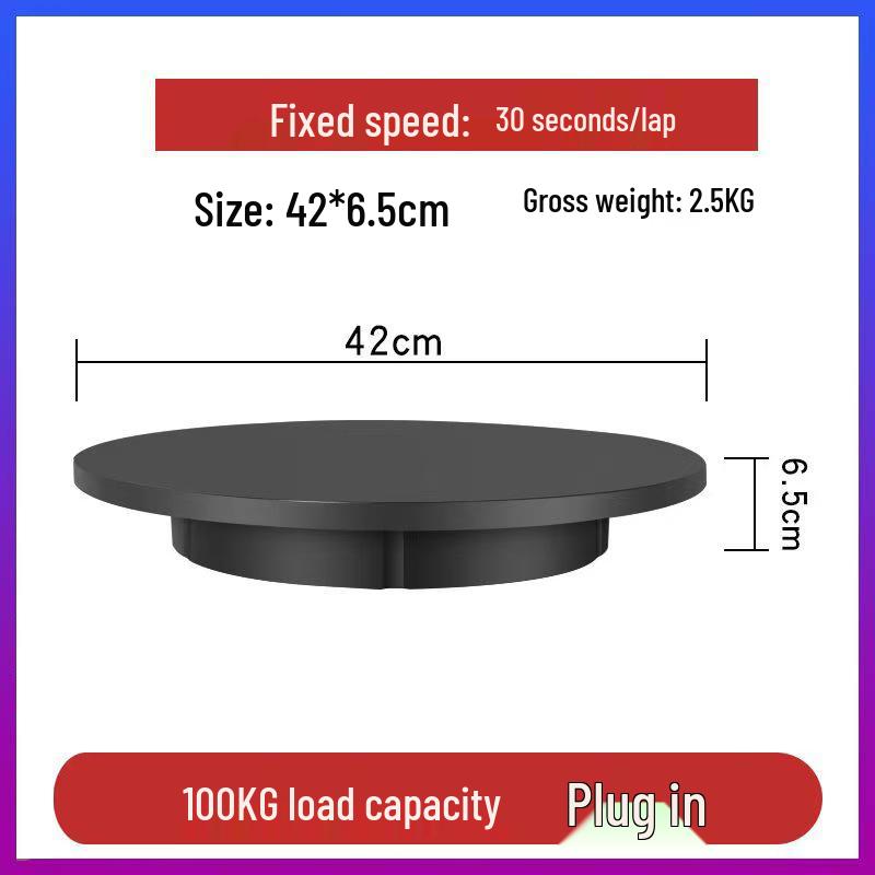 High-Capacity Electric Rotating Display Stand for Photography and Video