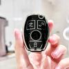 Auto Tpu Keyless Shell Fob For Mercedes-Benz Gla Glc Gle Glk Vito Sprinter Sl Slk Viano Ml A B C E G S V Class Car Key Case Bag