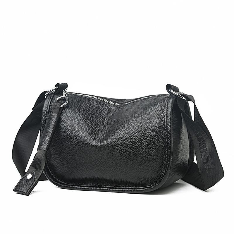 Women's bag first layer women's bag new simple shell bag first layer cowhide shoulder messenger bag genuine leather