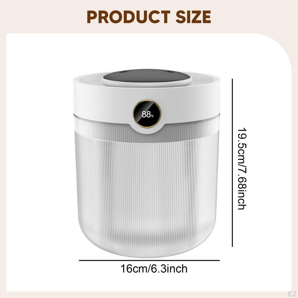 Air Humidifier Portable LED Humidity Display Colorful Night Light Desk for NightStand