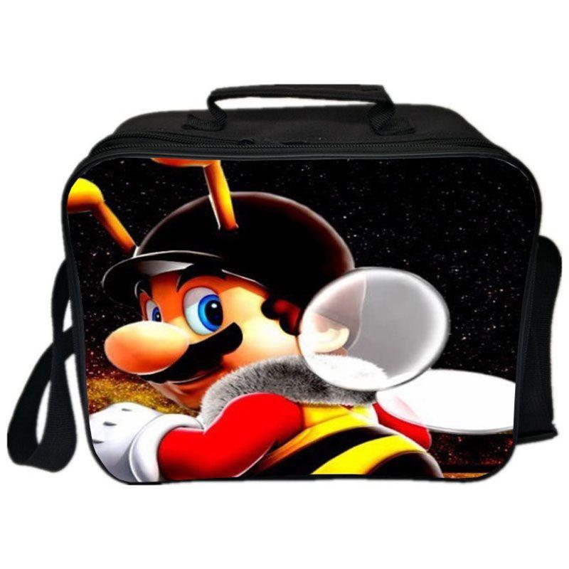 

Mario Insulated Lunch Bag With Adjustable Shoulder Strap And Large Capacity Design C
