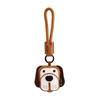 Leren Tas Hanger Cartoon Kleine Hanger Schattige Puppy Auto Sleutelhanger Verjaardagscadeau
