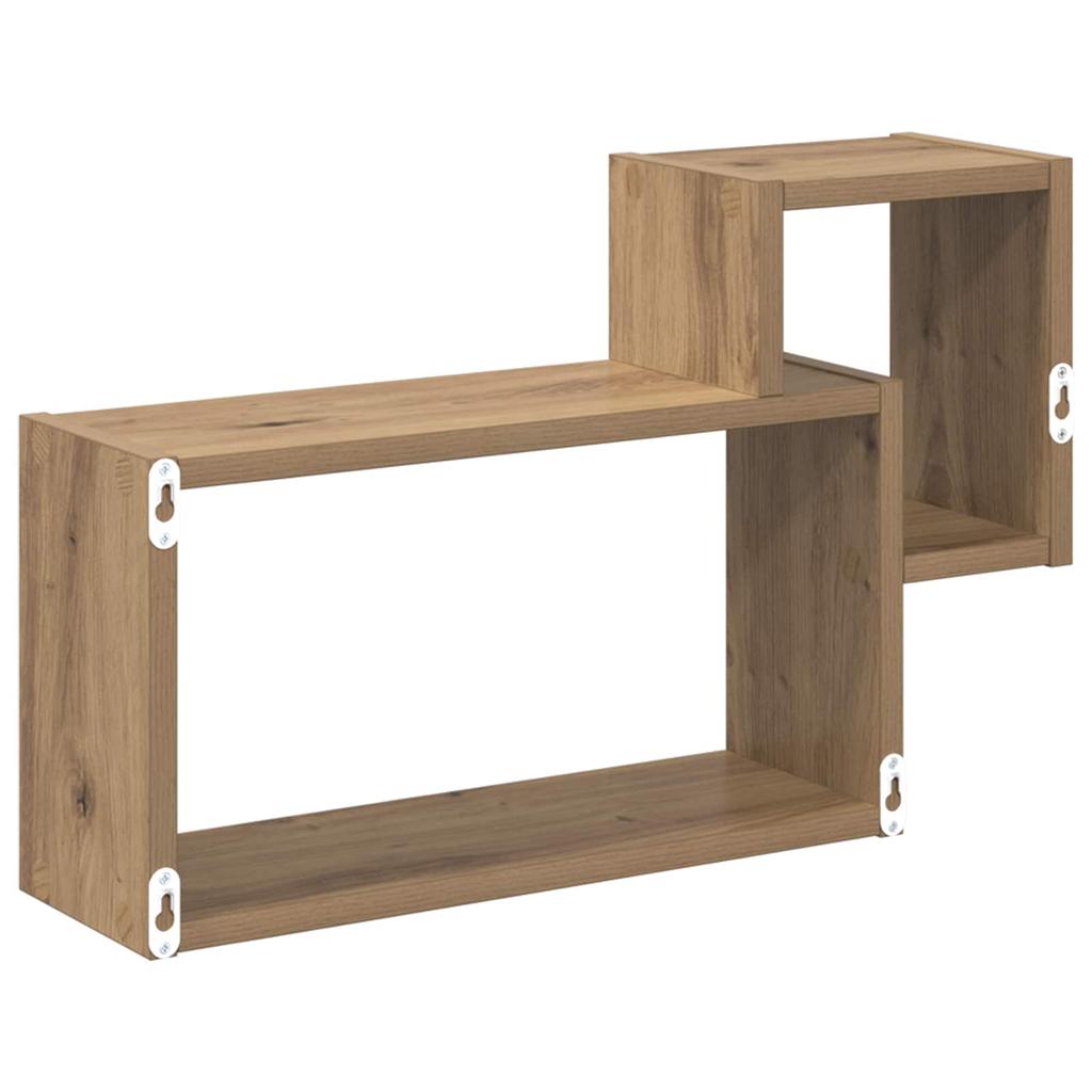 Wall Shelf Wall Mount Artisan Oak 55 X 15 X 35 Cm