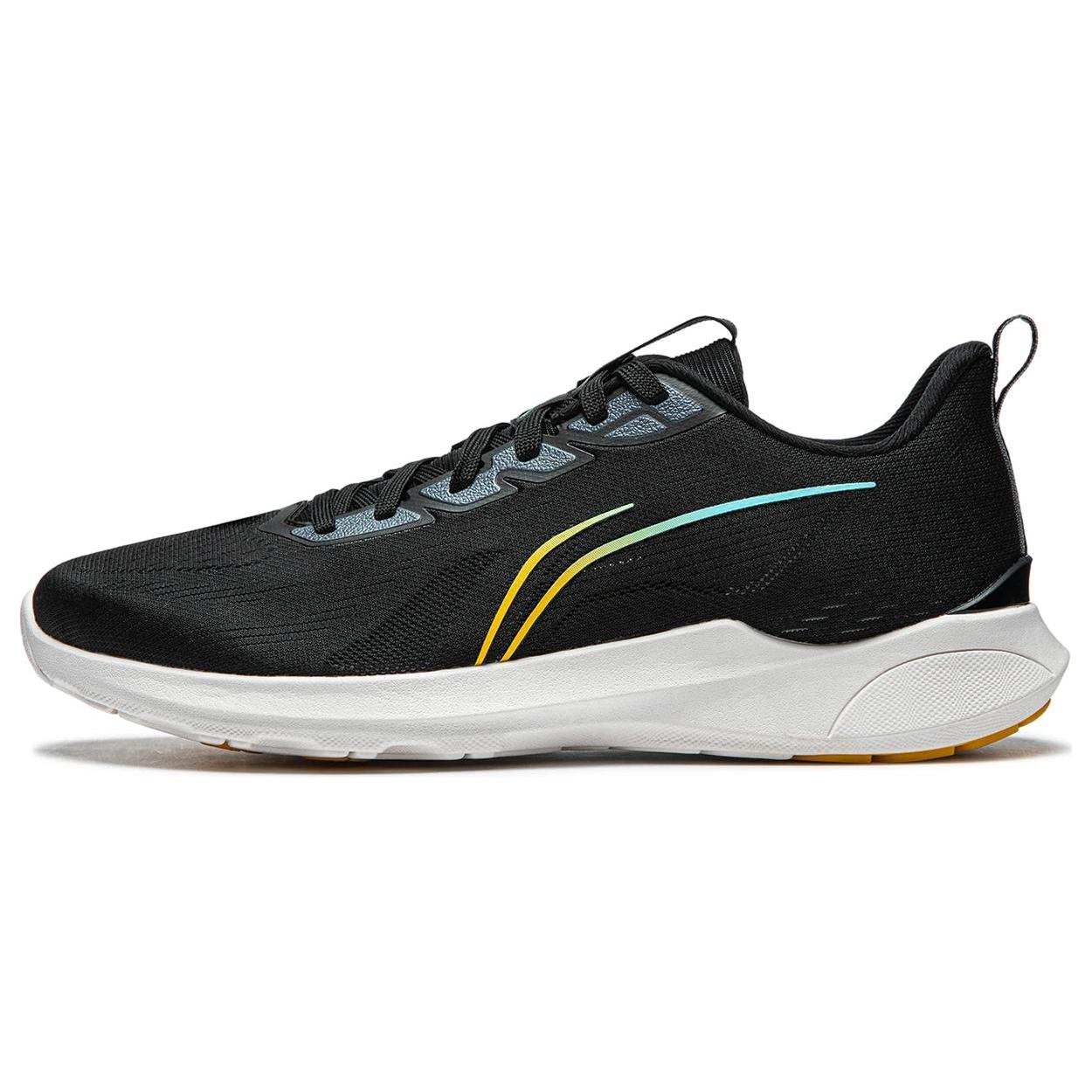 

Li Ning Qingyi Cushioning Slip Resistant Abrasion Resistant Lightweight Low top Running Shoes Men s Black ARSU015-2 44